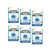 Listerine Ultraclean Dental Floss, Oral Care, Mint-Flavored, 1 Count (Pack of 6)