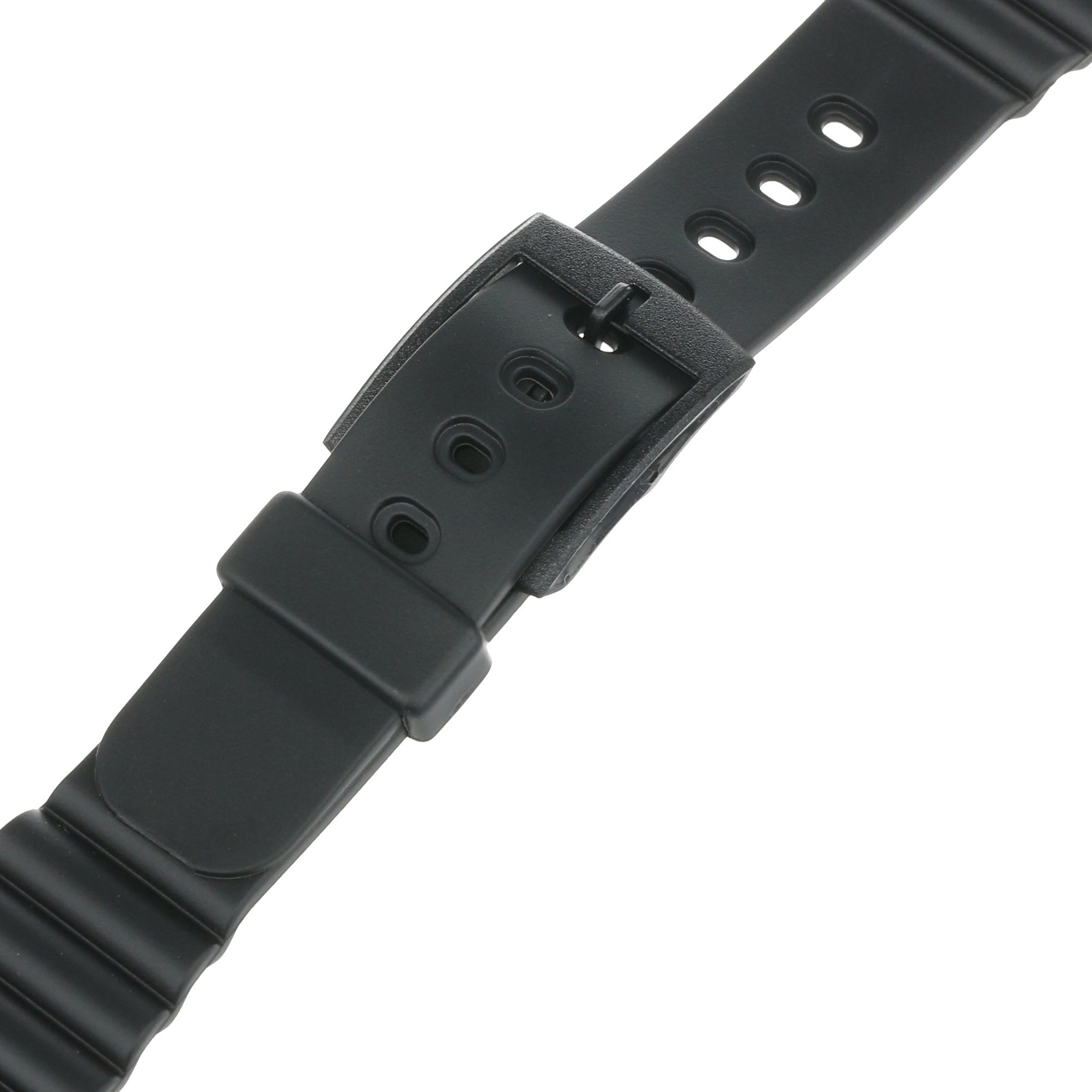 Voguestrap TX1840 Allstrap 18mm Black Regular-Length Fits Casio and Other Sport Watchband