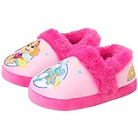 Nickelodeon Girl's Paw Patrol Plush Fuzzy Skye and Everest Slippers (Toddler/Little Kid)