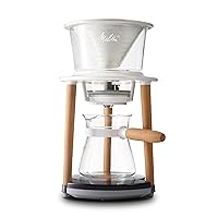Melitta SENZ V Pour-Over Coffee System | Pour Over Coffee Dripper | Pour Over Coffee Brewer | Pour Over Coffee Maker | Manual Coffee Maker | 12oz (300ML) Capacity | Cordless