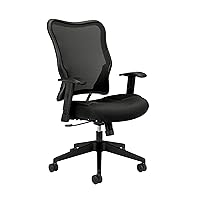 HON VL702MM10 VL702 Series High-Back Swivel/Tilt Work Chair, Black Mesh