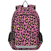 ALAZA Yellow Leopard Backpacks Travel Laptop Backpack