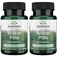 Swanson Water Pills 120 Tabs (Pack of 2)