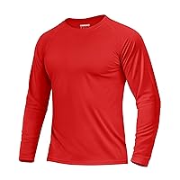 Boladeci Men's UPF 50+ Sun Protection UV SPF Shirts Long Sleeve Lightweight Quick Dry Swim T-Shirts Rash Guard