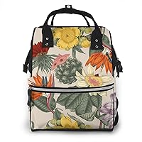 Diaper Bag Backpack, Baby Bag for Boys Girls, Multifunctional Nappy Bag with Stroller Hooks, Waterproof Stylish Travel Mommy Bag