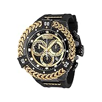 Invicta Men's 33156 Reserve Quartz Chronograph Black, Gold Dial Watch