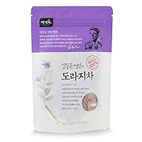 100% Natural Bellflower Root 40g, Rich Earthy, Savory, Nutty Flavors Sliced & Roasted Whole Balloon Flower Root Promote Health Benefits by Korean Tea Master Mr. Kim