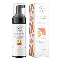 Clarifying Face Wash with Salicylic Acid - Facial Cleanser for Oily, Normal, and Combination Skin - Exfoliating, Pore Minimizing Formula for Teens