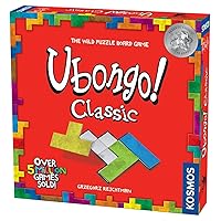Thames & Kosmos Ubongo - Sprint to Solve The Puzzle | Family Friendly Fun Game | Highly Re-Playable | Quality Components (Made in Germany) , Orange