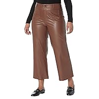 PAIGE Men's Anessa High Rise Wide Leg Patch Pockets in Chestnut