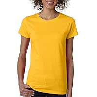 Heavy Cotton 5.3 oz. Missy Fit T-Shirt (G500L) Gold, S
