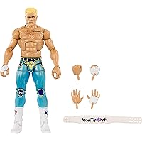 Mattel WWE Cody Rhodes Top Picks Elite Collection Action Figure, Articulation & Life-Like Detail, Interchangeable Accessories, 6-inch