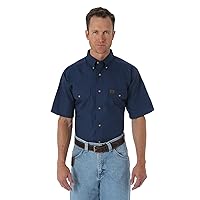 Riggs Workwear Men's Foreman Short Sleeve Ripstop Work Shirt