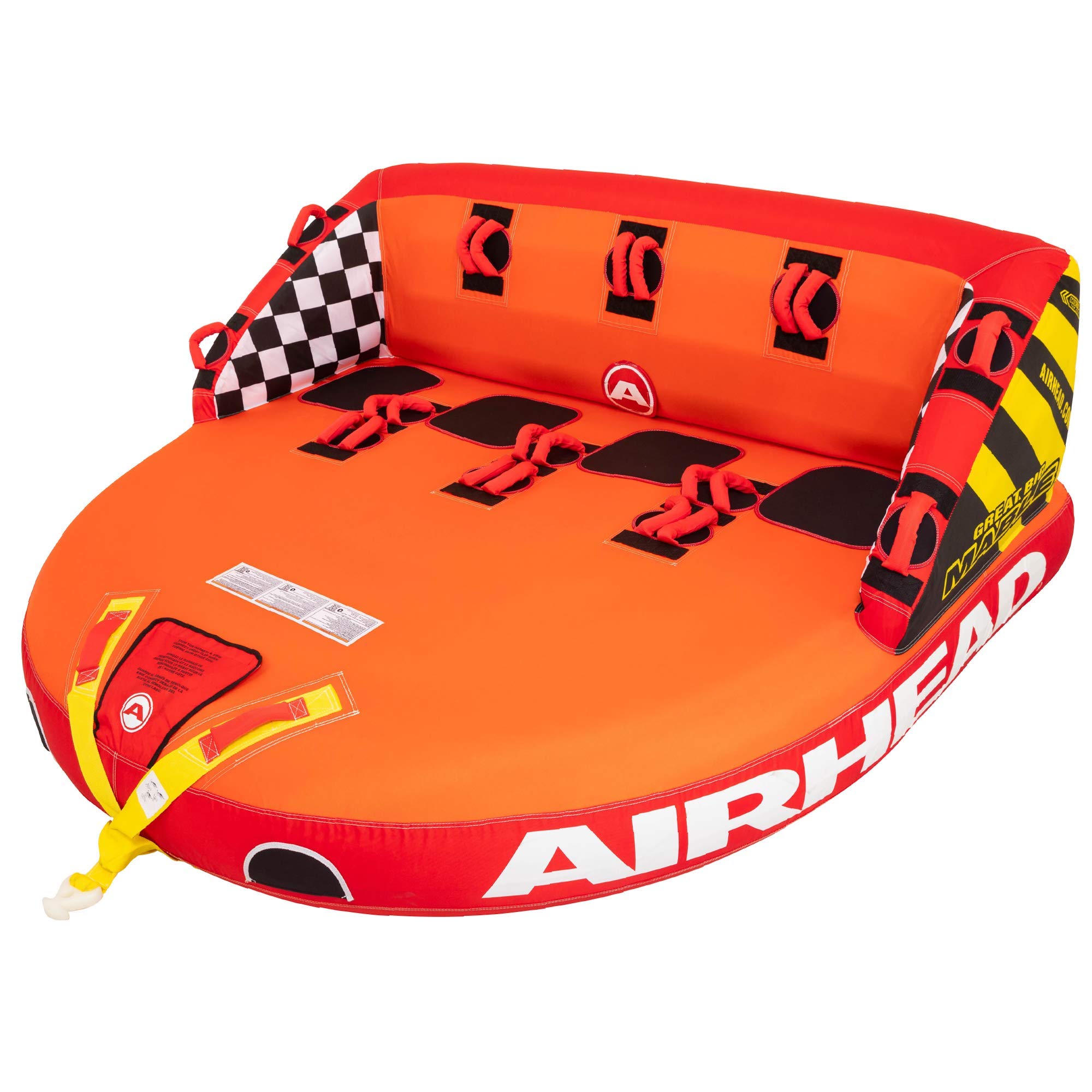 AIRHEAD Great Big Mable | 1-4 Rider Towable Tube for Boating