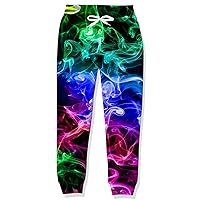 uideazone 6-13T Boys Pants Funny 3D Graphic Sweatpants Little Boys Jogger Pants for Sport Gym Casual
