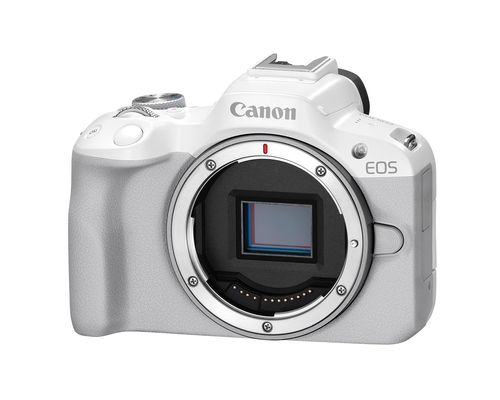 Canon EOS R50 Mirrorless Vlogging Camera (Body Only/White), RF Mount, 24.2 MP, 4K Video, DIGIC X Image Processor, Subject Detection & Tracking, Compact, Smartphone Connection, Content Creator