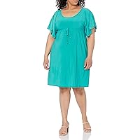 Star Vixen Women's Flutter-Sleeve Dress