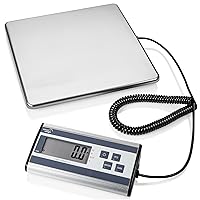 440lbs x 6 oz. Digital Heavy Duty Shipping and Postal Scale, with Durable Stainless Steel Large Platform, UPS USPS Post Office Postal Scale and Luggage Scale