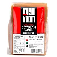 Miso Paste Red (Aka) Miso Soybean Paste, 2.2 lb, non-GMO, No MSG, Vegan - by Miso Boom