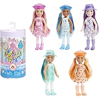 Barbie Color Reveal Chelsea Doll with 6 Surprises, Color Change and Accessories, Sunshine and Sprinkles
