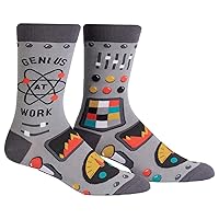 Sock It To Me, Men's Crew, Space and Alien Socks