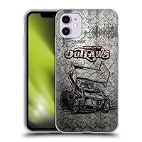 Head Case Designs Officially Licensed World of Outlaws Sprint Car Western Graphics Soft Gel Case Compatible with Apple iPhone 11
