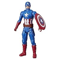 Hasbro Captain America Action Figure 30cm, TOY_FIGURE, Medium-small figure, Multicolored, Plastic, Marvel Avengers Titan Hero Series