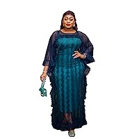 Chic Maxi Dress with Mesh, Plus Sizes, 3/4 Sleeve, Plus Size Dresses, Plus Size Summer Dresses, Plus Size Womens Clothing