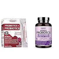 ZEBORA Probiotics-for-Women 100-Billion-CFUs with Prebiotics, D-Mannose & Cranberry for Digestive, Immune, Feminine UT Health Support, Ultimate Probiotic Women's Care, Soy & Gluten Free, 45 Packets
