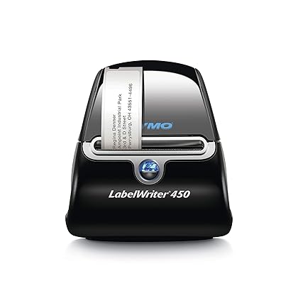 DYMO Label Printer LabelWriter 450 Direct Thermal Label Printer, Great for Labeling, Filing, Shipping, Mailing, Barcodes and More