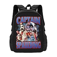 Captain Theme Spaulding Backpack Multifunction Large Capacity Travel Bookbag Lightweight Casual Daypack Adjustable Strap Work Laptop Bag For Men And Women