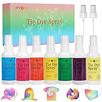 Tie Dye Kit - Spray Tie Dye Kit for Kids with 7 Vibrant Colors, Pre-Mixed Tie Dye Spray Kits, Permanent Non-Toxic Fabric Spray Dye,Tyedyedye Party Supplies Tie Dye Shirt