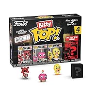 Funko Bitty Pop!: Five Nights at Freddy's Mini Collectible Toys 4-Pack - Foxy, Cupcake, Chica & Mystery Chase Figure (Styles May Vary)