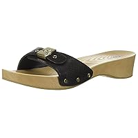 Dr. Scholl's Shoes Women's Classic Sandal Faux Wood Slide Sandal