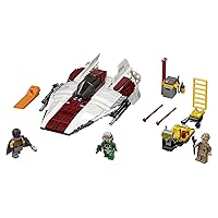 LEGO Star Wars A-Wing Starfighter 75175 Building Kit (358 Piece), Multi