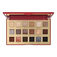 Mirabella True to You Pro Neutral Eyeshadow Palette, Warm, Cool, & Neutral Makeup Palette, Talc-Free Ultra-Pigmented Matte & Glam Shimmer Eyeshadows with Vitamin E, Nude