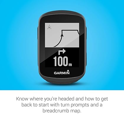 Garmin Edge® 130 Plus, GPS Cycling/Bike Computer, Download Structure Workouts, ClimbPro Pacing Guidance and More (010-02385-00), Black