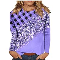Weet and Spook Ladies Fashion T-Shirt Long Sleeve Pullover Spider Bat Eyeball Printed Top Shirts Halloween Costumes