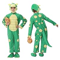 Halloween Dinosaur Costume for Kids Toddler Dress Up Party and Role Play, Trick or Treat Sizes T S M