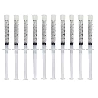 Teeth Whitening Gel Syringe Dispensers 22% Carbamide Peroxide, 10 Tooth Bleaching Gel 3ml Syringes