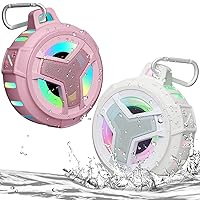 EBODA Bluetooth Shower Speaker, IPX7 Waterproof Portable Wireless Small Speakers, Floating, 24H Playtime for Home, Beach, Pool, Kayak, Hiking, Boat Accessories, Gifts for Women, Girls