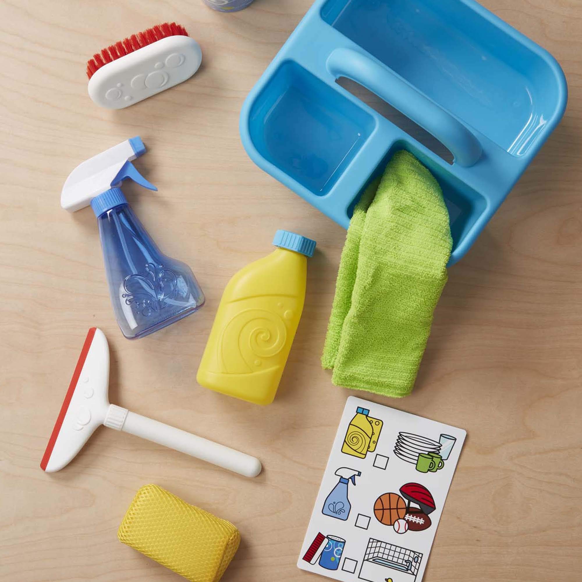 Melissa & Doug Spray, Squirt & Squeegee- Pretend Play Cleaning Set - Toddler Toy Cleaning Set For Ages 3+