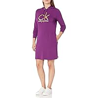 Calvin Klein Women's Long Sleeve Hoodie Dress