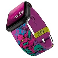 MARVEL ñ Spider-Man Black Light Smartwatch Band - Officially Licensed, Compatible with Every Size & Series of Apple Watch (watch not included)