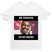 Idris Actor Elba Sexiest Man Alive_Meme T-Shirt for Men and Women, Casual fit Street wear Outfit White