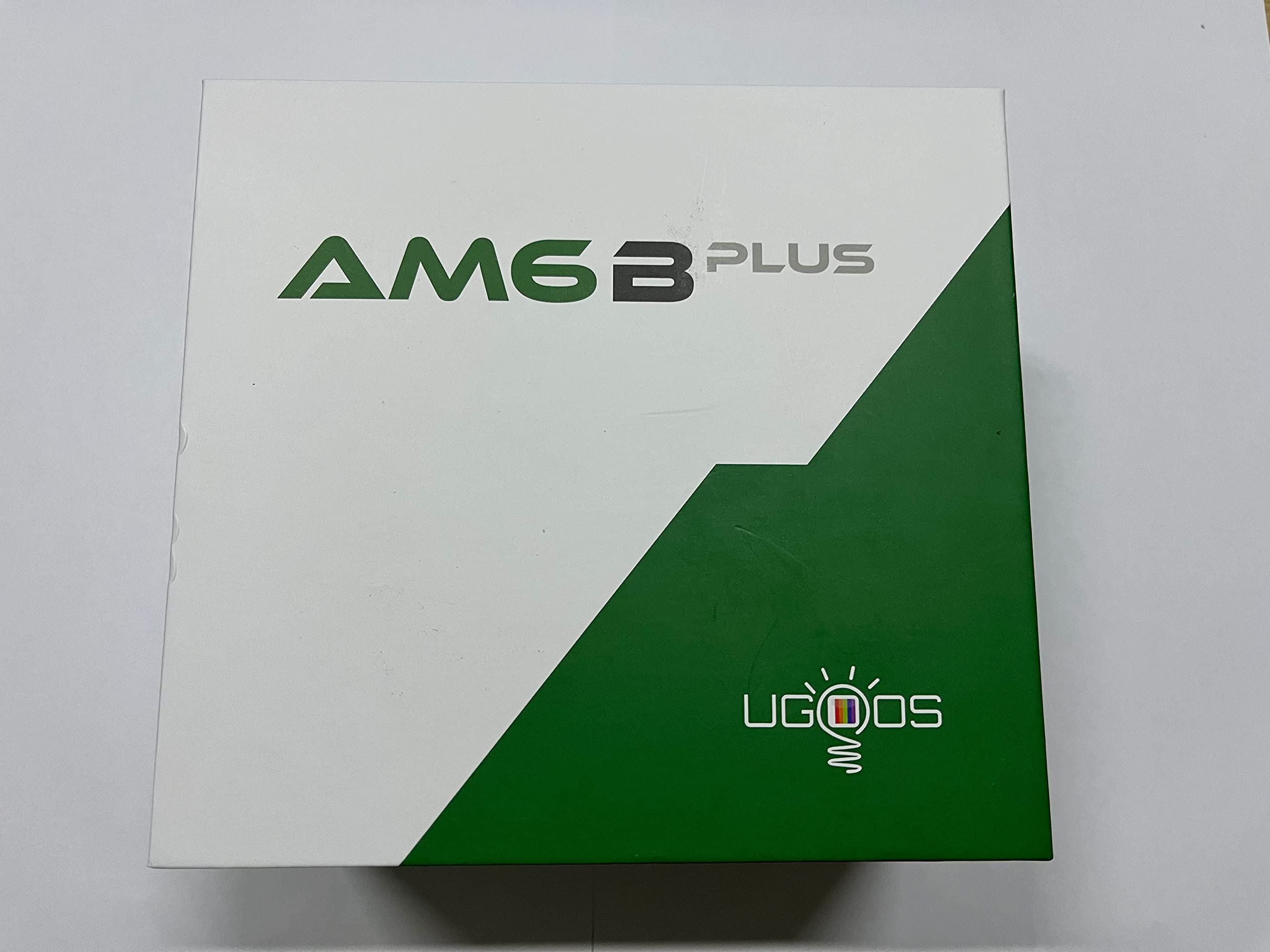 Ugoos AM6B Plus TV Box Amlogic S922X-J Android 9.0 DDR4 4GB RAM 32GB ROM WiFi6 1000M Ethernet USB 3.0 BT5.0 4K H.265 HDR TV Box