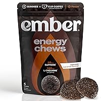 Energy Chews with L Theanine - Espresso Caramel - 4 Gummies