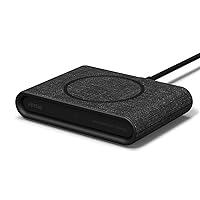 iOttie iON Wireless Mini Fast Charging Pad || Qi-Certified Charger 7.5W for iPhone XS Max R 8 Plus 10W for Samsung Galaxy S10 E S9 S8 Plus Edge, Note 9 | AC Adapter NOT Included | Charcoal