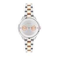 FURLA Damen Analog Quarz Uhr mit Edelstahl Armband R4253102507