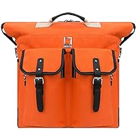 Waterproof Backpack Canvas Bookpack Fit 15.6 Inches Computer and Tablet